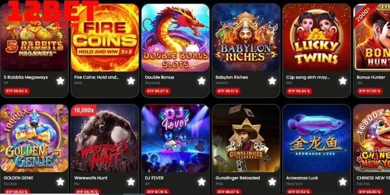 Hệ thống game quay hũ tại nhà cái 