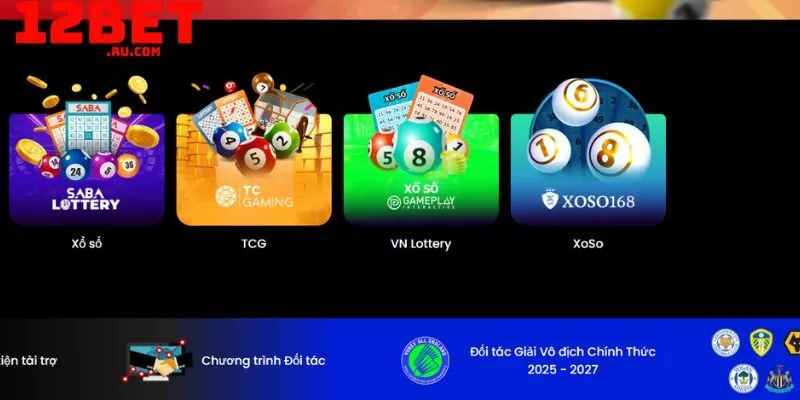 Nhà cái cung cấp đa dạng sảnh chơi xổ số 